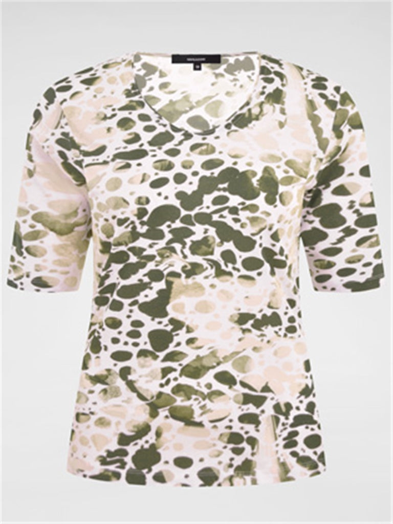 Navigazione - Lovelyn mynstraður stuttermabolur