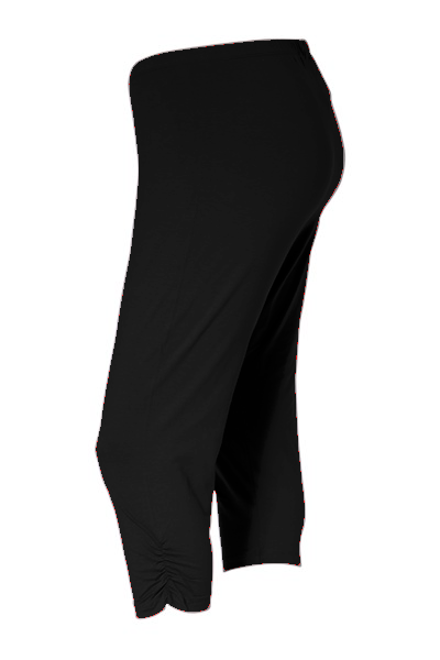 No Secret - Cindy bómullar kvart leggings með krumpu á skálmum