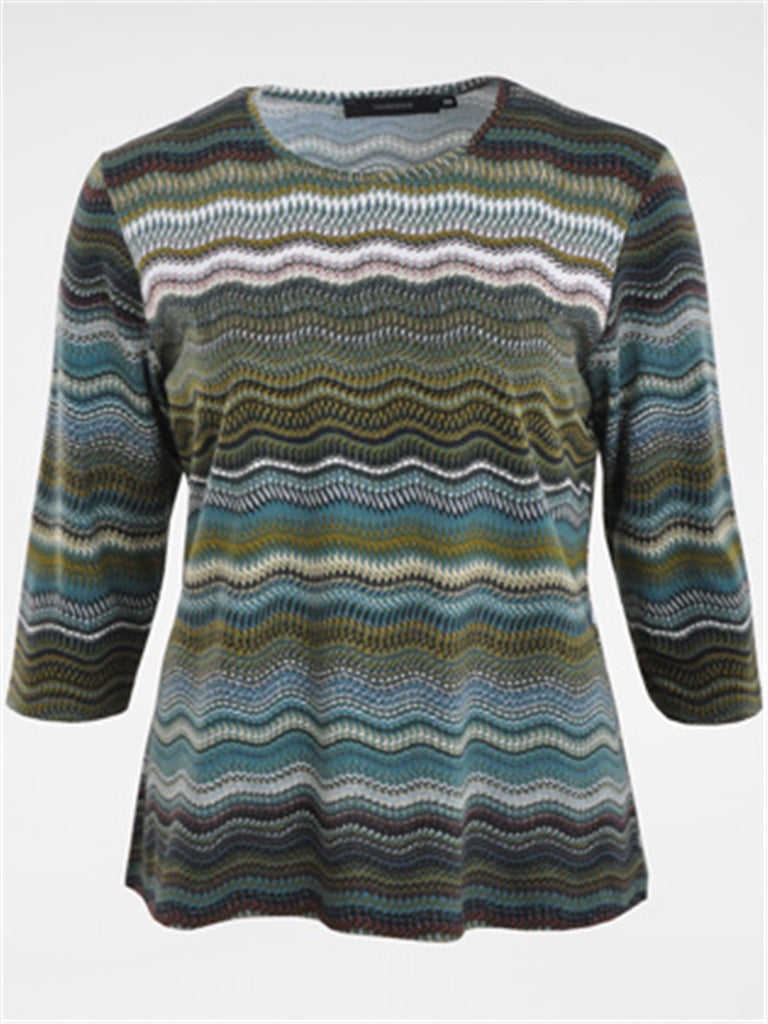 Navigazione - Bertina mynstraður kvartermabolur