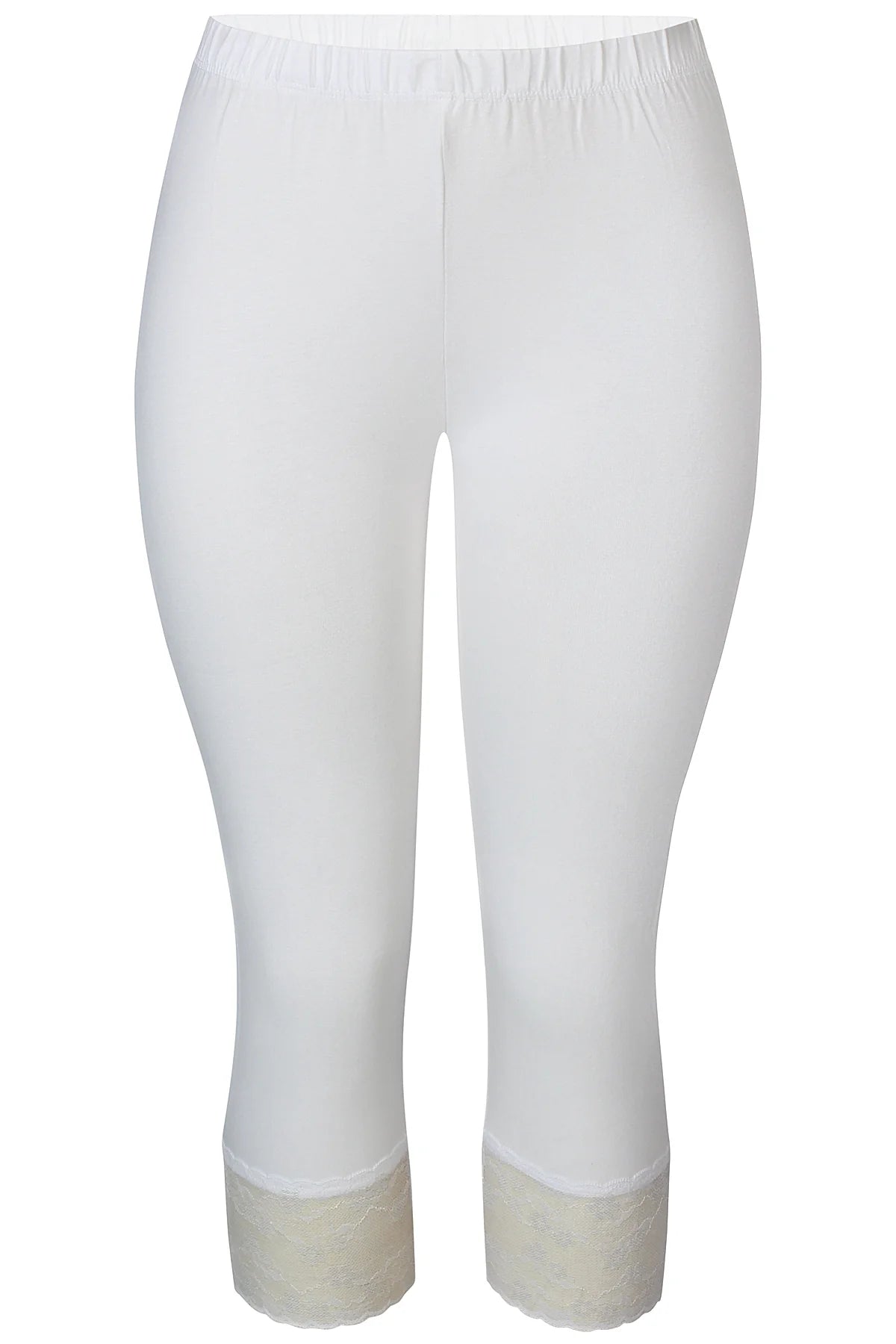 ZE-ZE - Malus 616 kvart leggings með blúndu