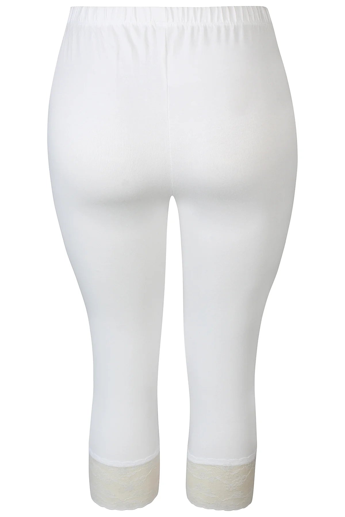 ZE-ZE - Malus 616 kvart leggings með blúndu