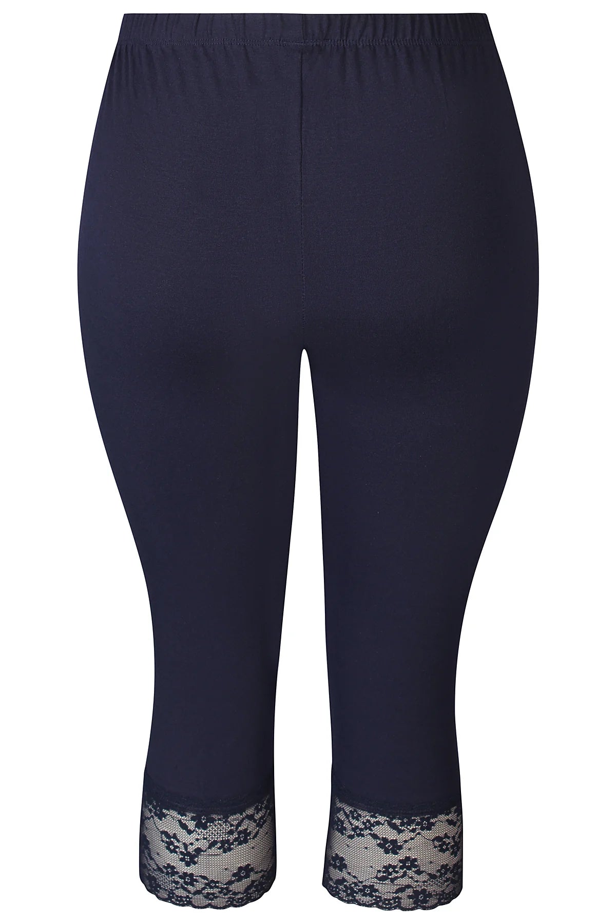 ZE-ZE - Malus 616 kvart leggings með blúndu