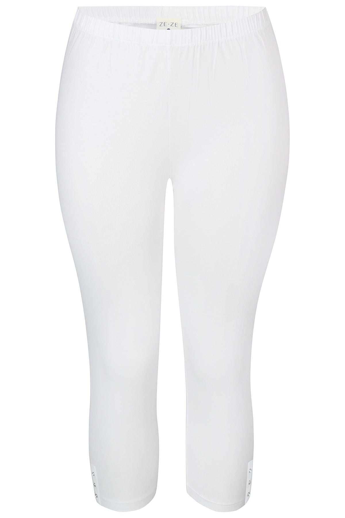 ZE-ZE - Malus 891 kvart leggings með bling steinum