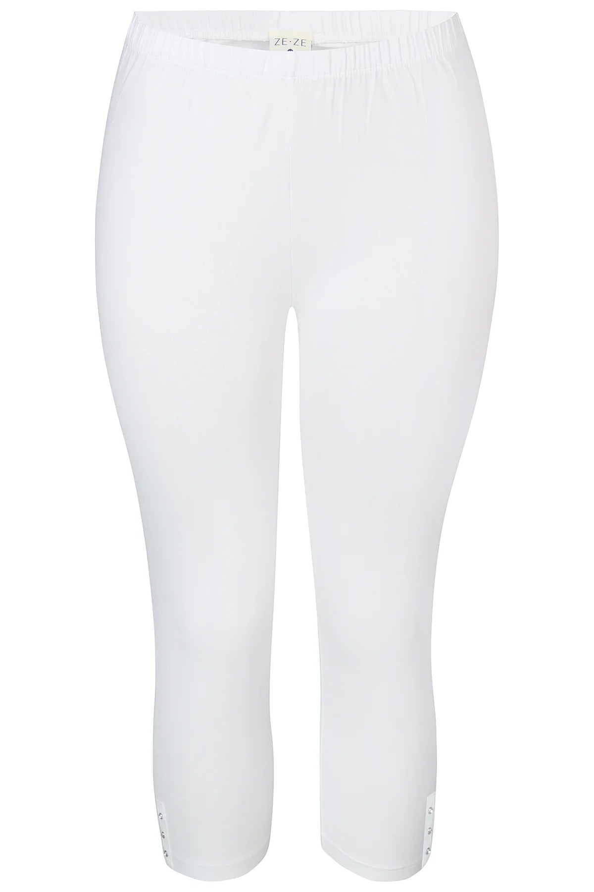 ZE-ZE - Malus 891 kvart leggings með bling steinum