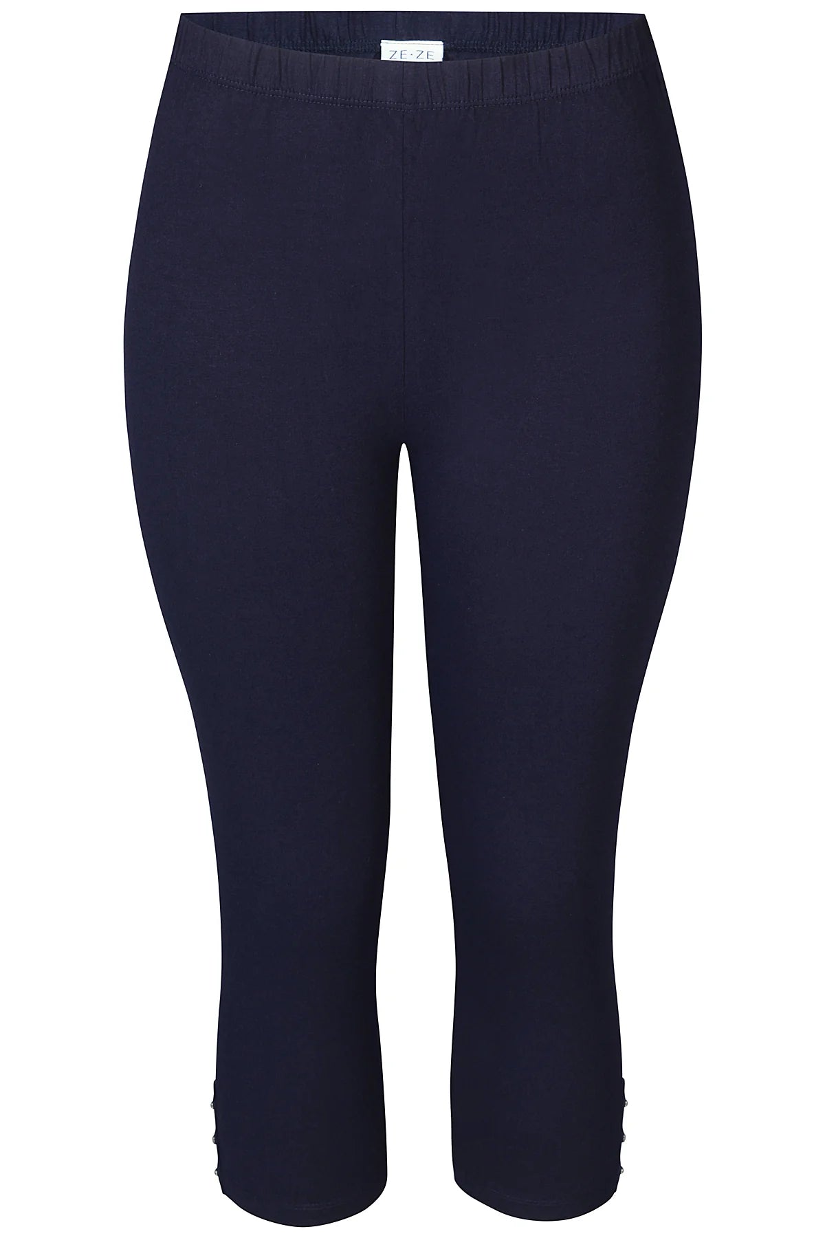 ZE-ZE - Malus 891 kvart leggings með bling steinum