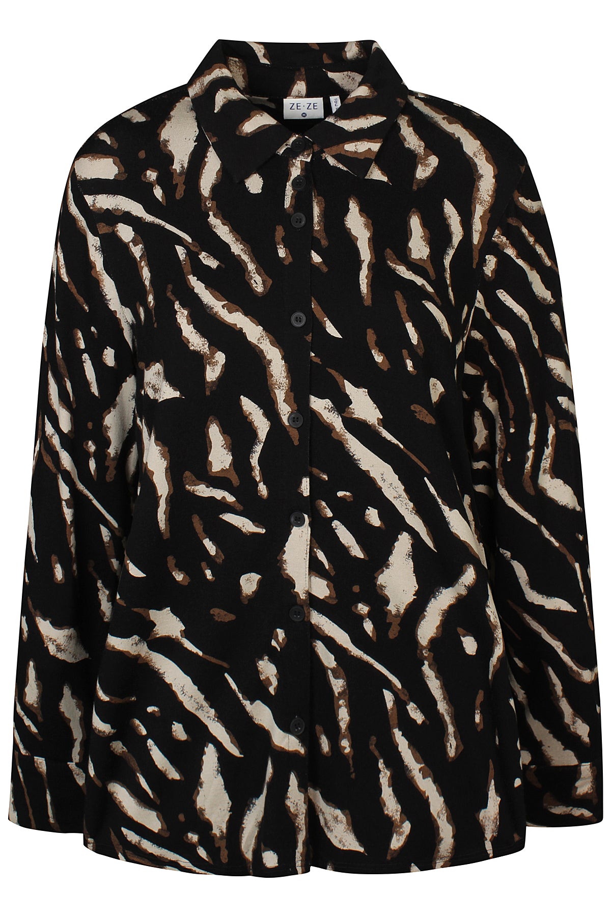 Ze-Ze - Julianna 746 skyrta með dýramynstri