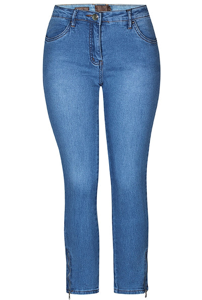 Ze-Ze - Sanne 386 gallabuxur með rennilás á skálmum