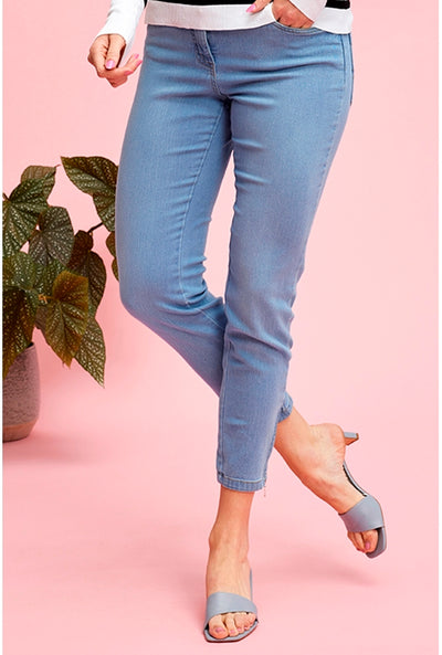 Ze-Ze - Sanne 386 gallabuxur með rennilás á skálmum