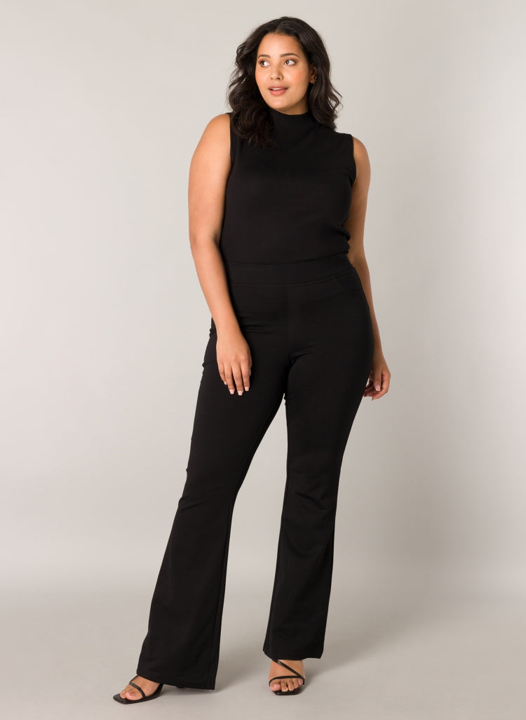 YestA - Base Level Curvy - Allie útvíðar treggings