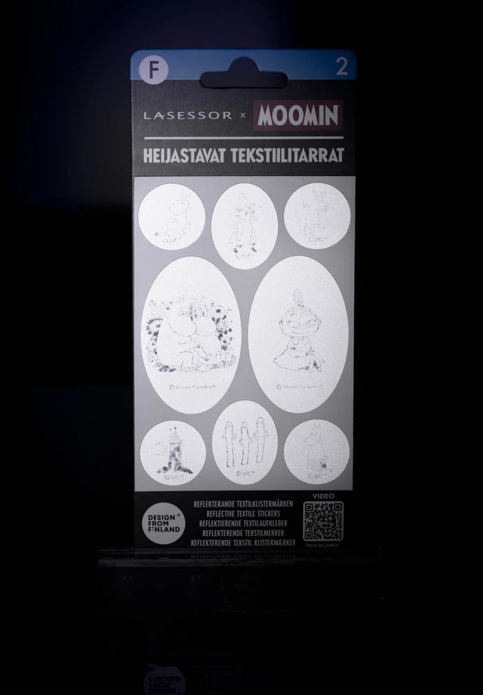Lasessor - Moomin Endurskinsmerki límmiðar