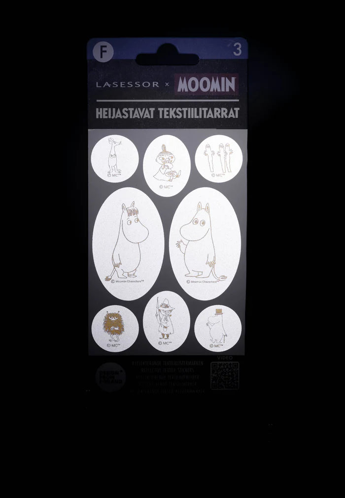 Lasessor - Moomin Endurskinsmerki límmiðar