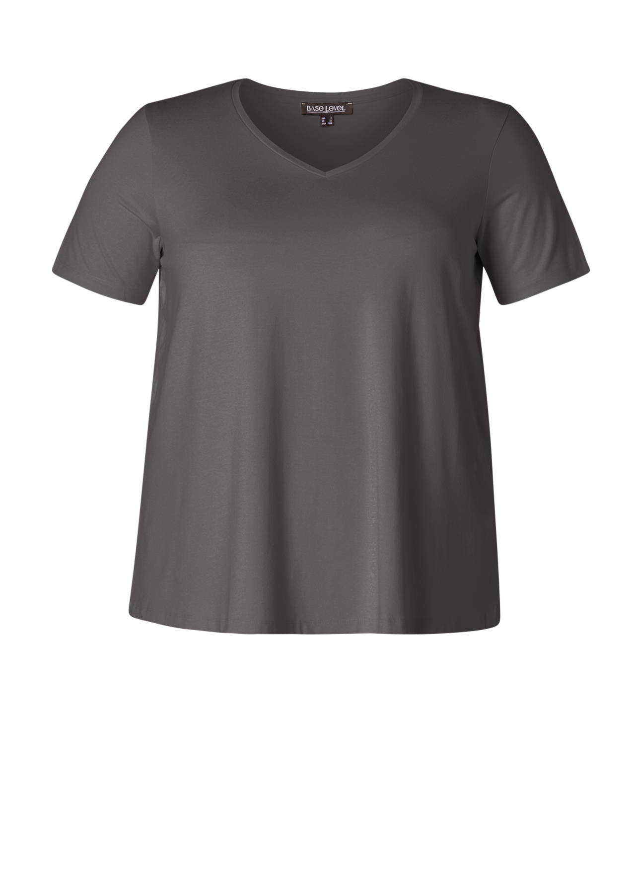 YestA - Base Level Curvy - Alba stuttermabolur