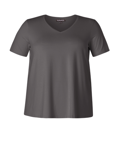 YestA - Base Level Curvy - Alba stuttermabolur