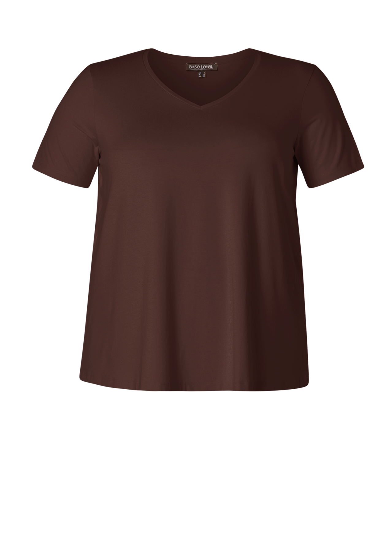 YestA - Base Level Curvy - Alba stuttermabolur