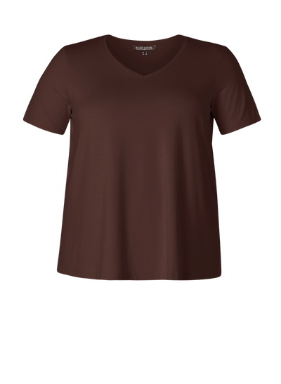 YestA - Base Level Curvy - Alba stuttermabolur