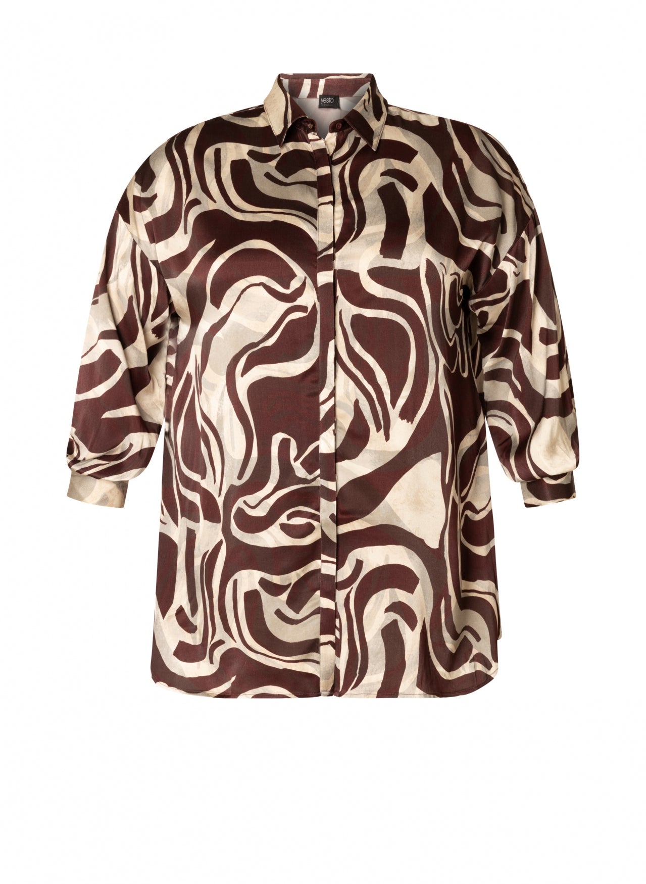 Yest Curve - Satu Essential mynstruð skyrta