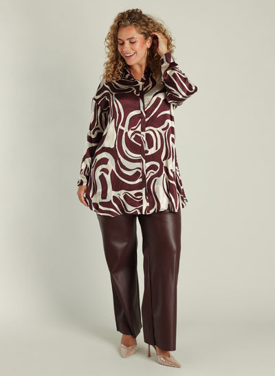 Yest Curve - Satu Essential mynstruð skyrta