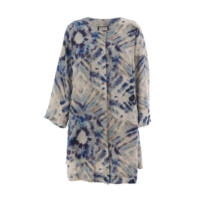 Gozzip - Jana tunika með blátóna mynstri