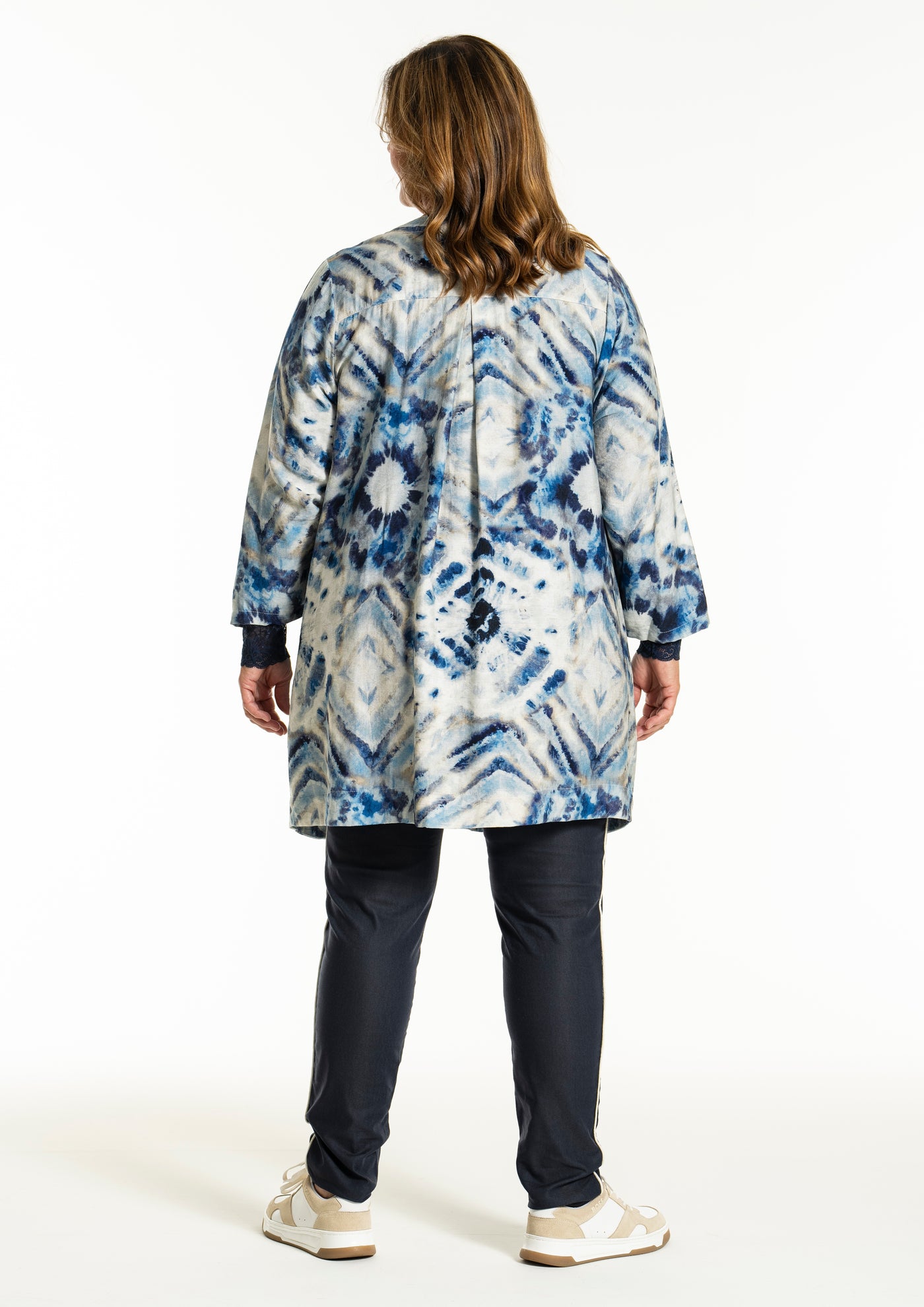 Gozzip - Jana tunika með blátóna mynstri