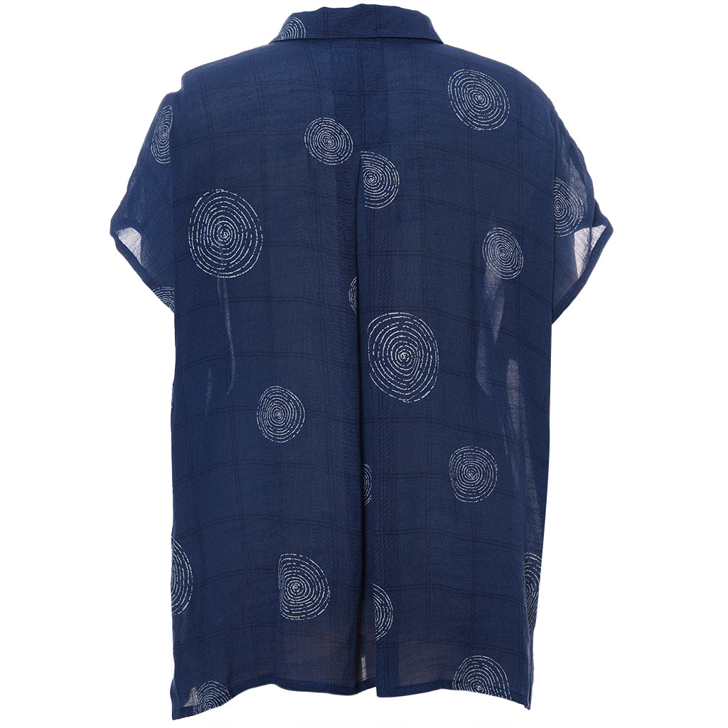 Gozzip - Kaisa mynstruð blússa