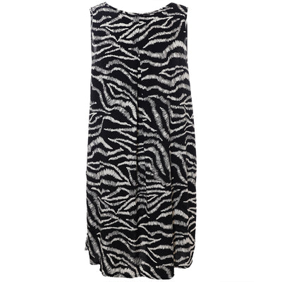 Gozzip - Karrie mynstraður hlýrakjóll