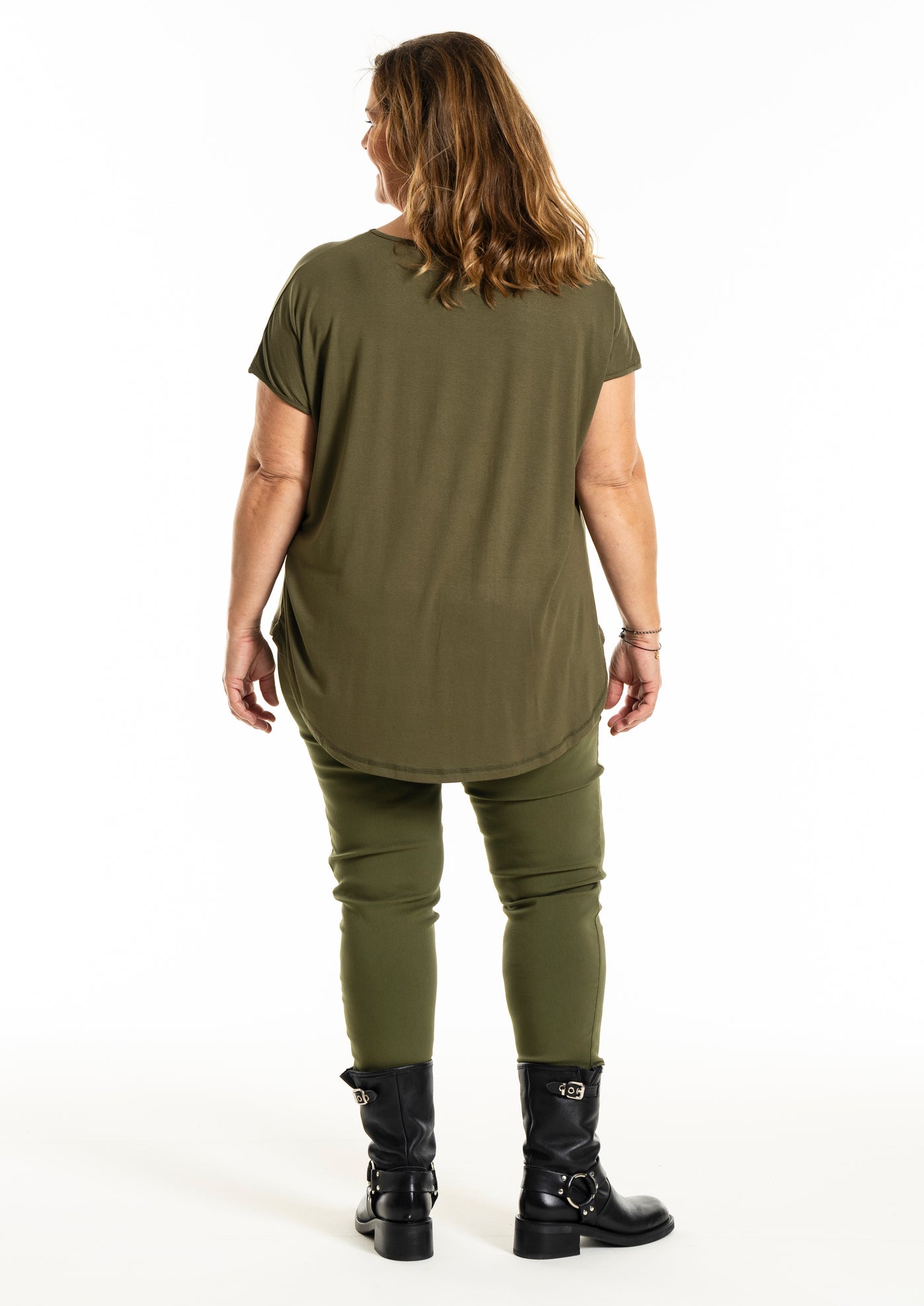 Gozzip - Gitte stuttermabolur með mynd að framan