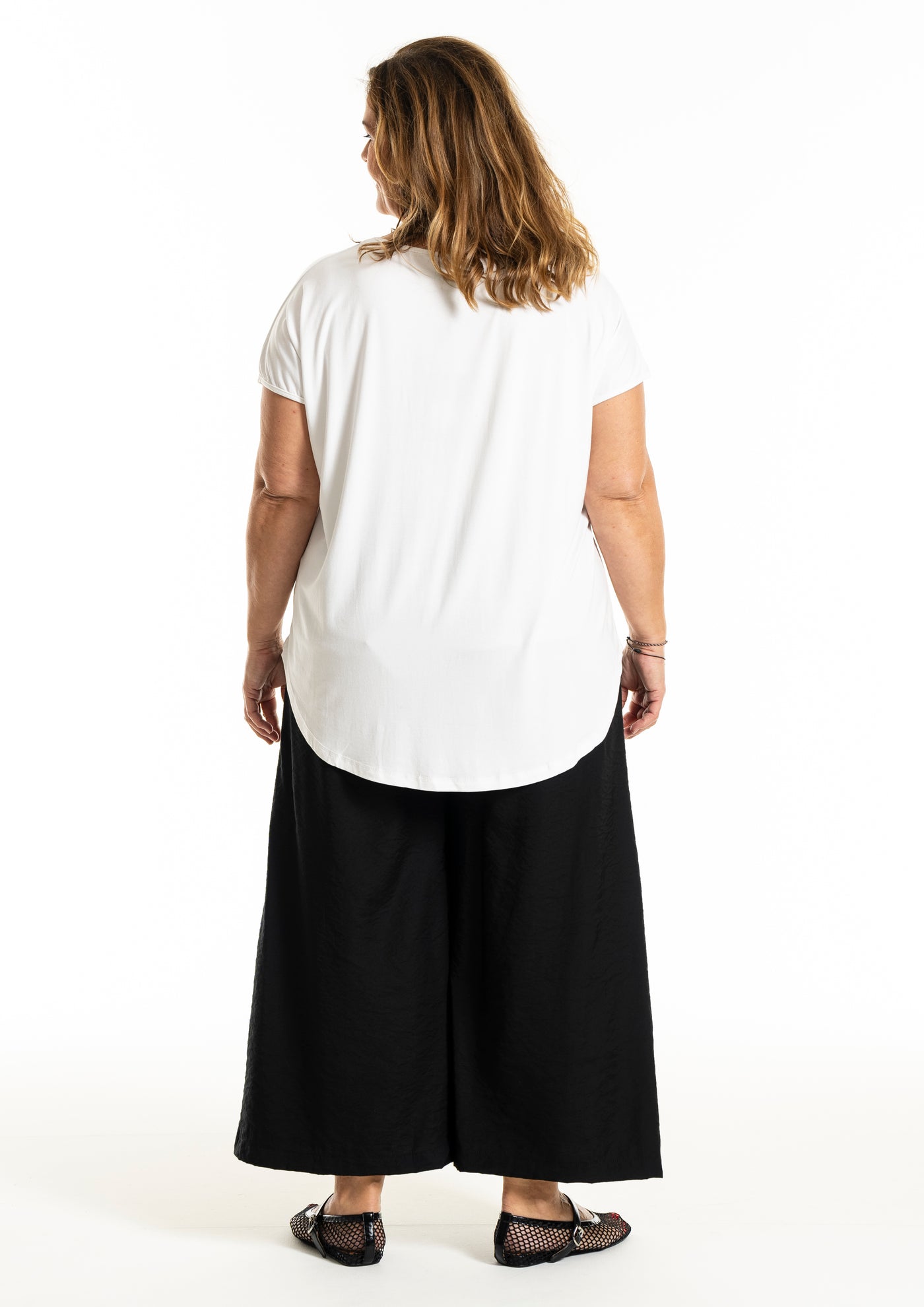 Gozzip - Gitte stuttermabolur með mynd að framan