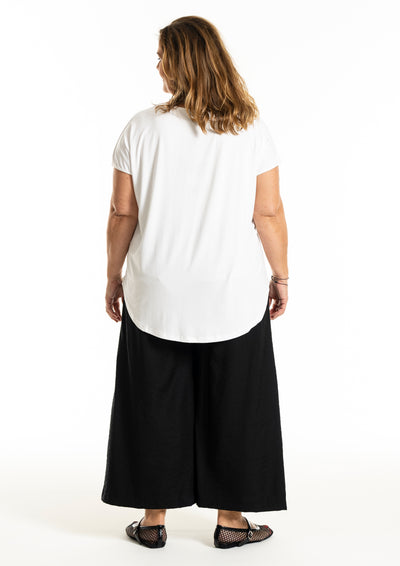 Gozzip - Gitte stuttermabolur með mynd að framan