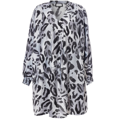 Gozzip - Grace tunika með hlébarðamynstri