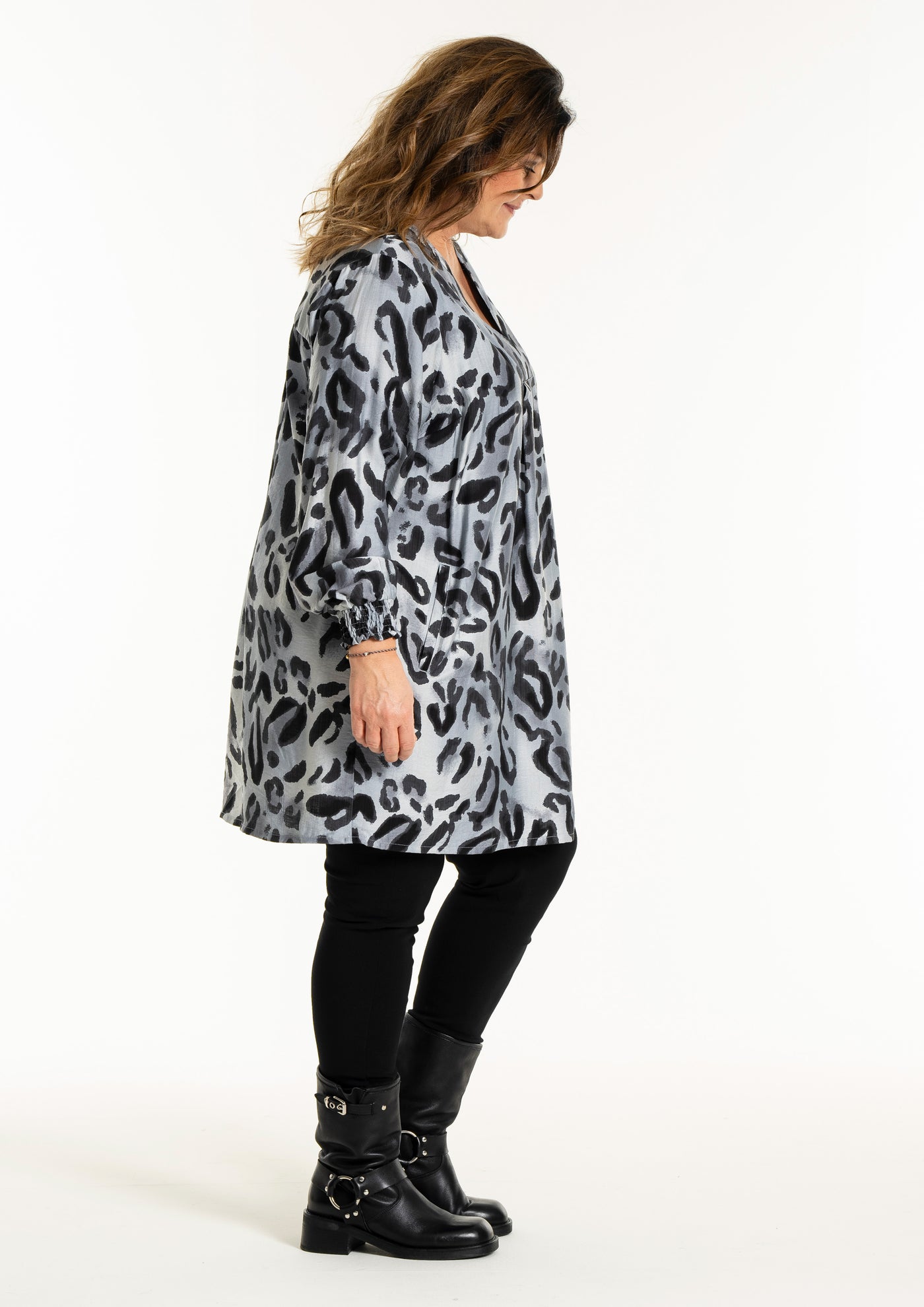 Gozzip - Grace tunika með hlébarðamynstri