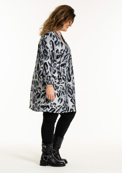 Gozzip - Grace tunika með hlébarðamynstri