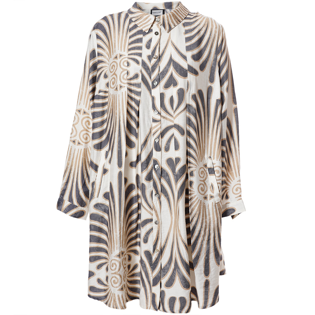 Gozzip - Birla mynstruð tunika