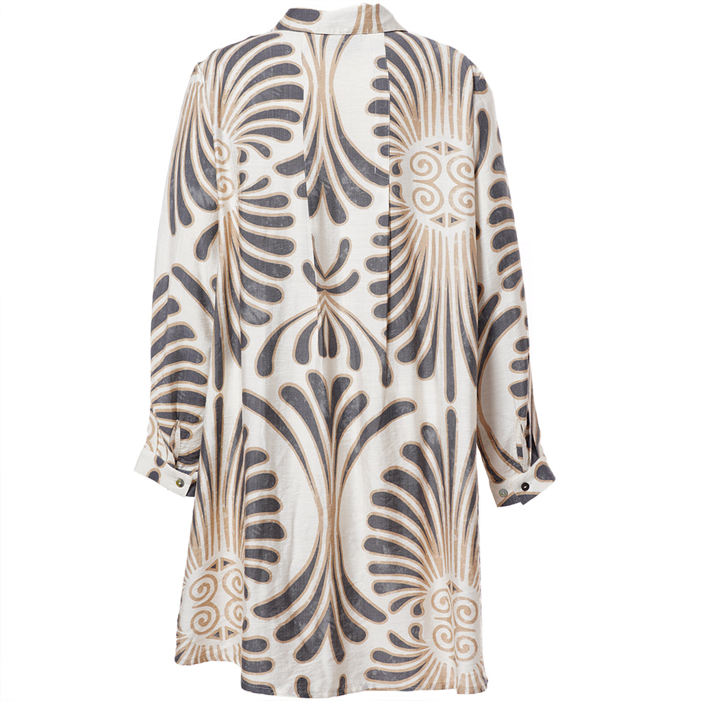 Gozzip - Birla mynstruð tunika