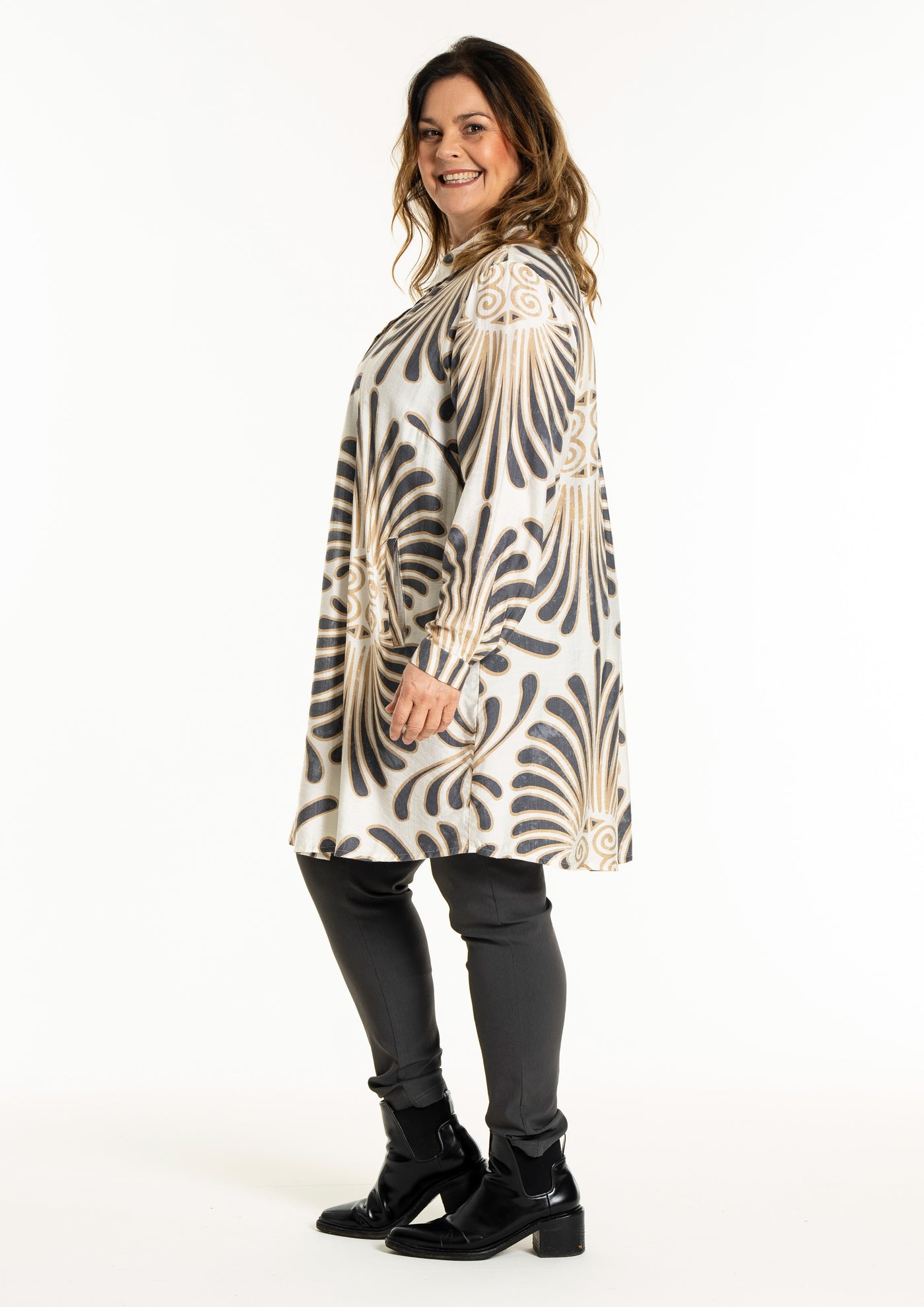 Gozzip - Birla mynstruð tunika