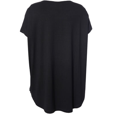 Gozzip - Gitte stuttermabolur með abstrakt blómamynstri