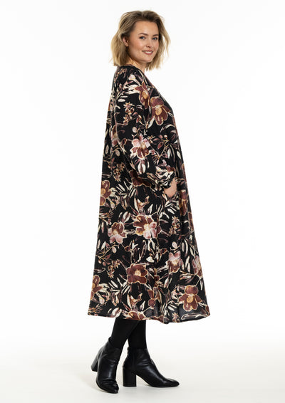 Gozzip - Astrid kjóll með blómamynstri