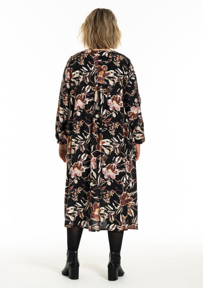 Gozzip - Astrid kjóll með blómamynstri