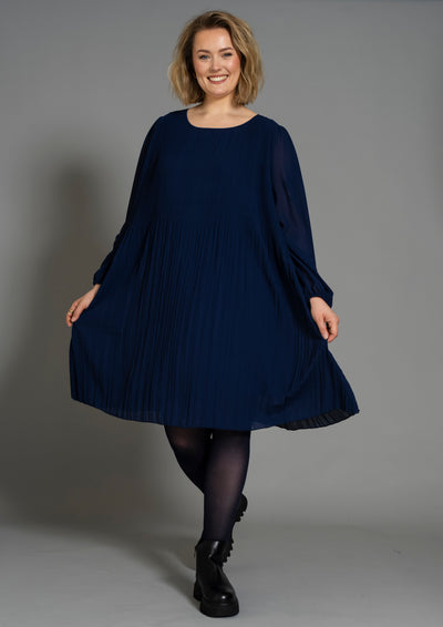 Gozzip - Benedikte plíseraður kjóll