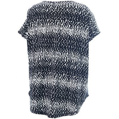 Gozzip - Gitte stuttermabolur svart/hvítt mynstur