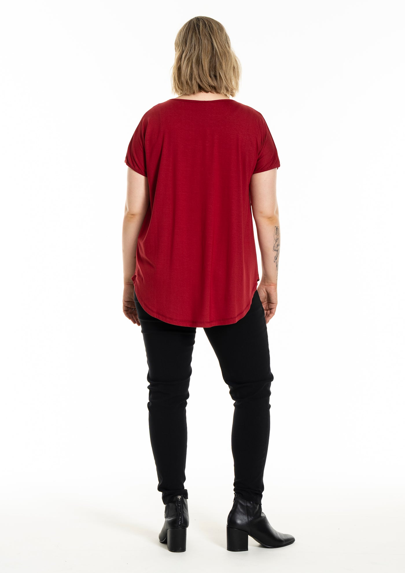 Gozzip - Gitte stuttermabolur með hringlaga mynstri