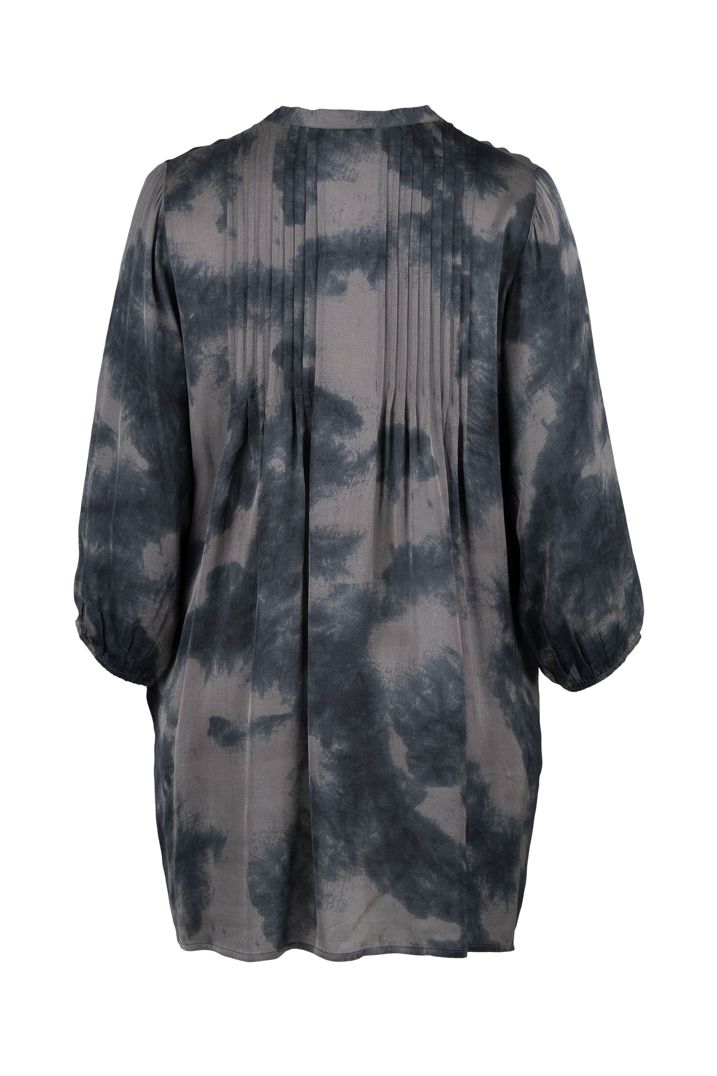 Gozzip - Johanne skyrtukjóll - grátt mynstur