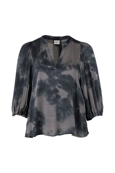 Gozzip - Kamille mynstruð blússa