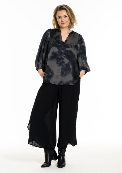 Gozzip - Kamille mynstruð blússa