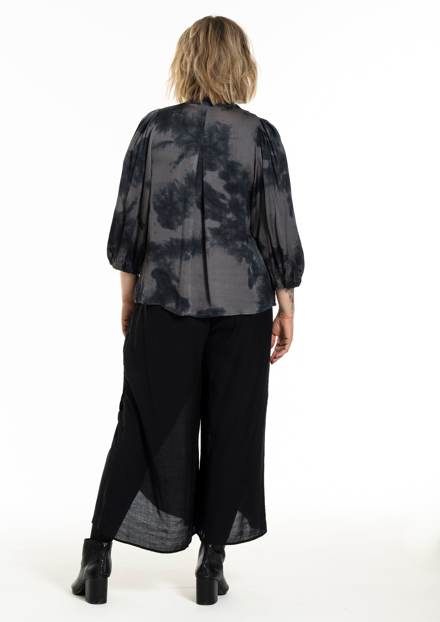 Gozzip - Kamille mynstruð blússa