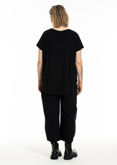 Gozzip - Gitte stuttermabolur með gylltum doppum