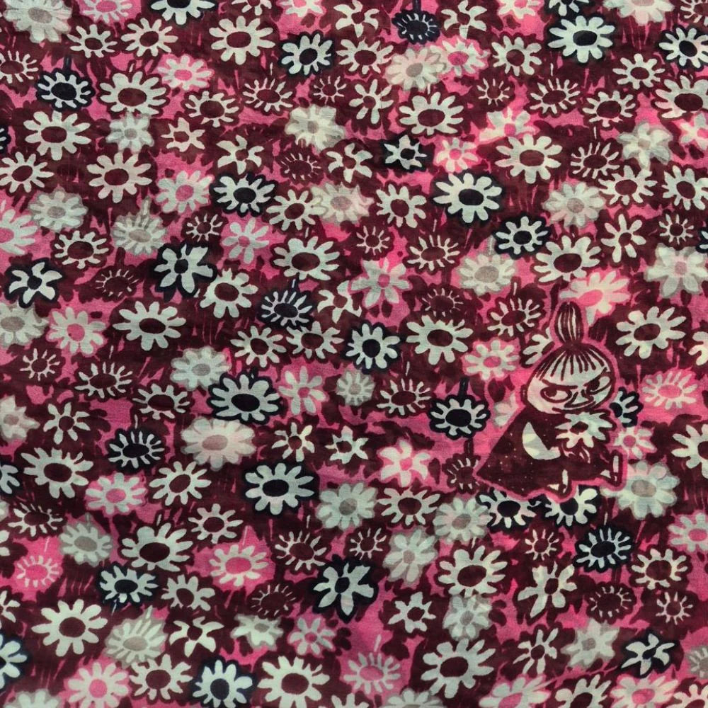 Lasessor - Moomin silkiklútur með blómamynstri