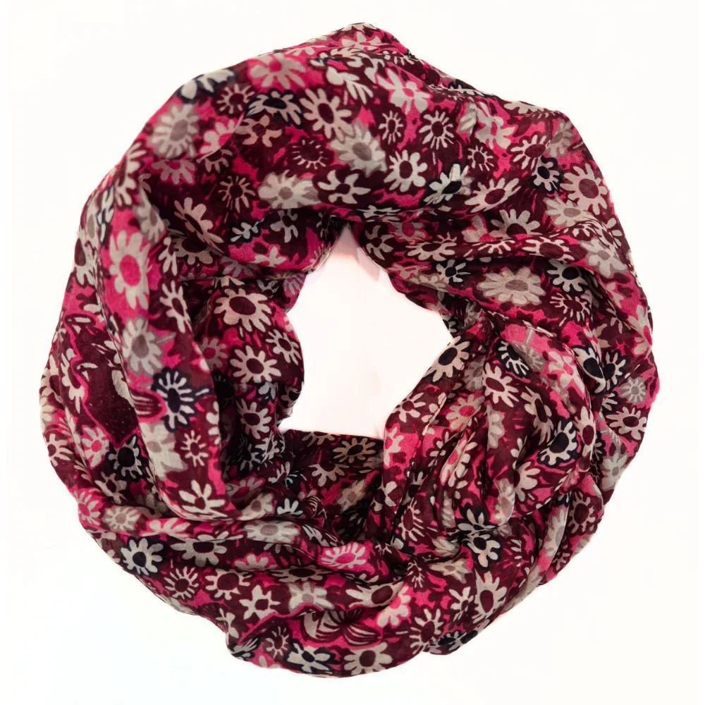 Lasessor - Moomin silkiklútur með blómamynstri