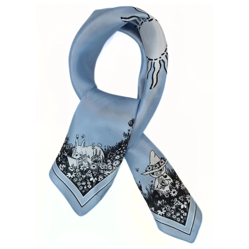 Lasessor - Moomin silkiklútur með múmínfígúrum