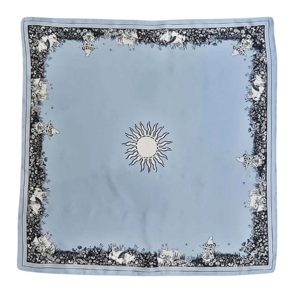 Lasessor - Moomin silkiklútur með múmínfígúrum