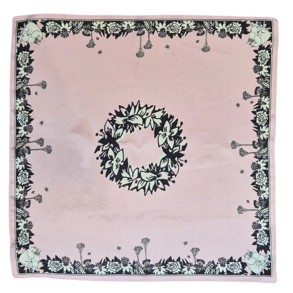 Lasessor - Moomin silkiklútur með múmínfígúrum